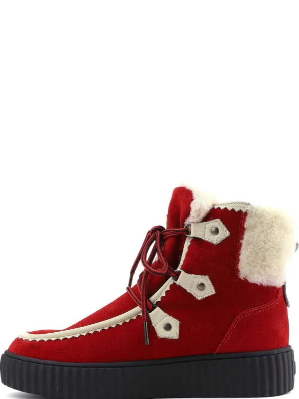 Pajar Heritage Canada Collection<Aby R Women'S Heritage Moccasin Boot Red/Bone