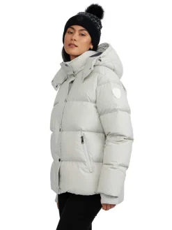 Pajar Fall/Winter<Adhara Women'S Boxy Fit Puffer Jacket Silver