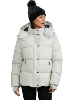 Pajar Puffers<Adhara Women'S Boxy Fit Puffer Jacket Silver