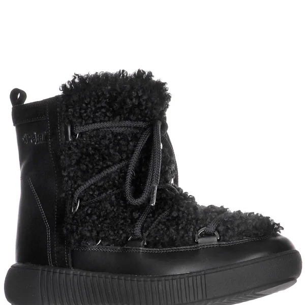 Pajar Oslo Collection<Anet Short-Eco Women'S Suede And Faux Fur Boot Black