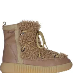 Pajar Oslo Collection<Anet Short-Eco Women'S Suede And Faux Fur Boot Taupe / Camello