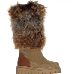 Pajar Oslo Collection<Anora-Eco Women'S Suede And Faux Fur Boot Beige