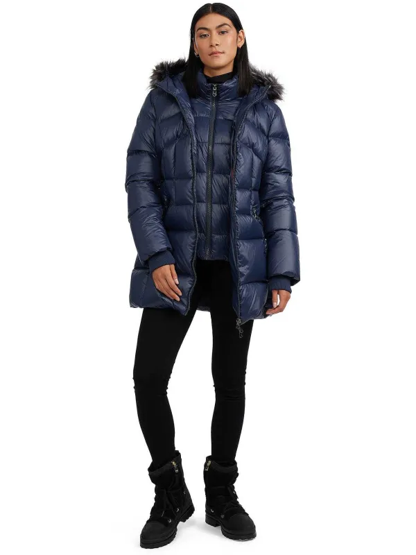 Pajar Puffers<Ares Women'S Puffer Jacket W/Faux Fur Trim Graphite