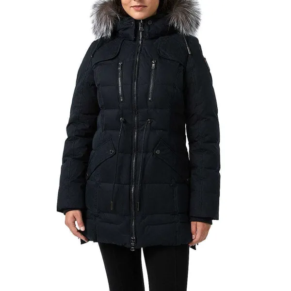 Pajar Parkas<Ava Women'S Trench Detail Parka Military/Crystal