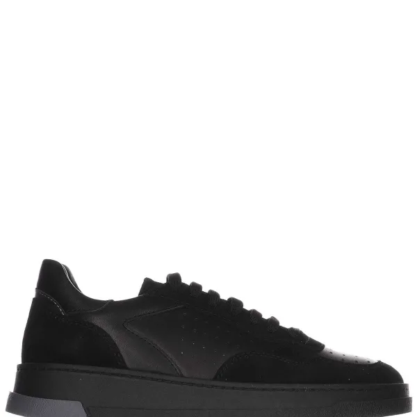 Pajar Sneakers<Ayala Women'S Mixed Material Sneaker Black Leather
