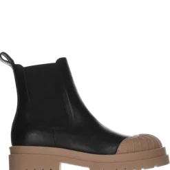 Pajar Casual Boots<Ayata Women'S Toe Cap Chelsea Boot Black Leather