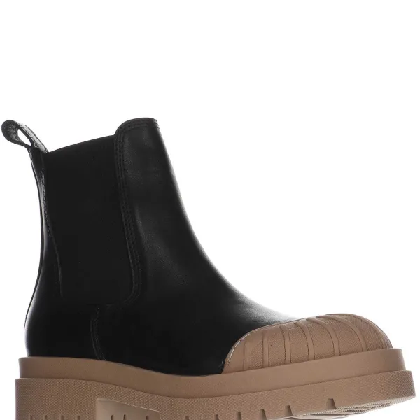 Pajar Casual Boots<Ayata Women'S Toe Cap Chelsea Boot Black Leather