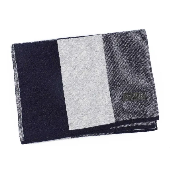 Pajar Ski<Beaufort Wool Knitted Scarf White/Navy