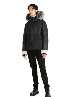 Pajar Puffers<Bergen Men'S Luxury Shearling Puffer Black