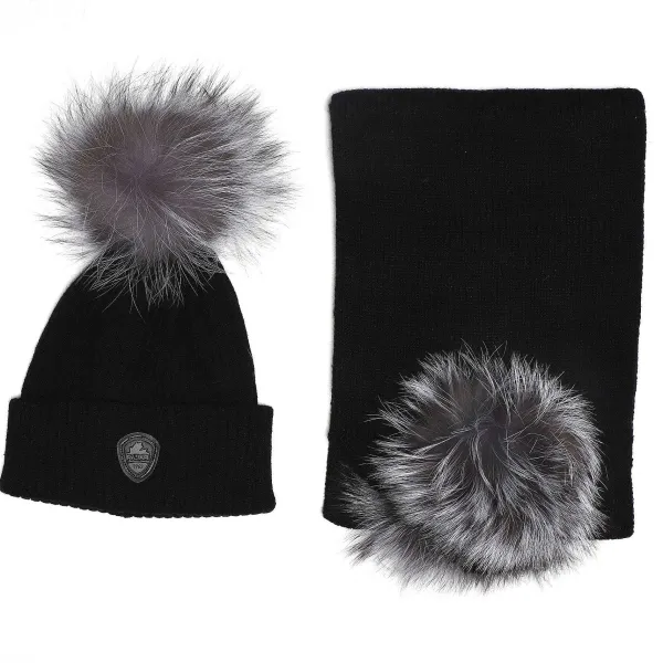 Pajar Fall/Winter<Blaze Hat & Scarf Set Black