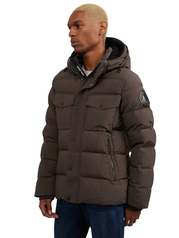 Pajar Fall/Winter<Caelum Men'S Puffer Jacket Dark Oak