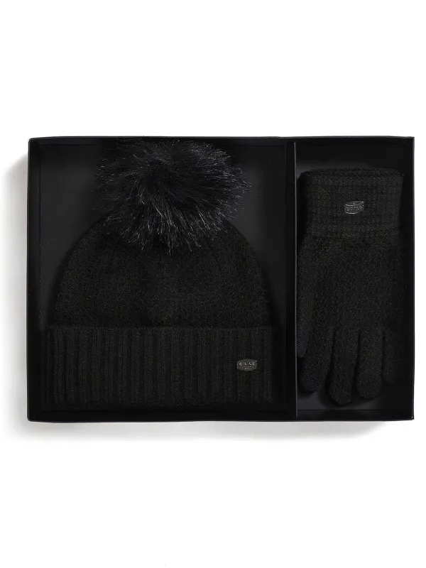 Pajar Ski<Celia Women'S Hat And Glove Set Black