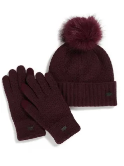 Pajar Ski<Celia Women'S Hat And Glove Set Ox Blood