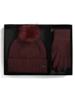 Pajar Ski<Celia Women'S Hat And Glove Set Ox Blood