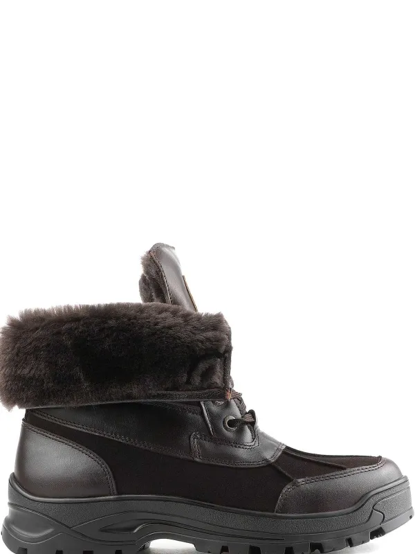Pajar Heritage Canada Collection<Clermont G Men'S Heritage Boot W/ Ice Grippers Dark Brown