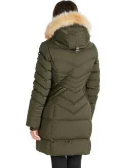 Pajar Puffers<Countess Women'S Puffer W/ Faux Fur Trim Military