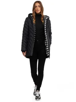 Pajar Fall/Winter<Cypress Women'S Featherless Puffer W/ Faux Fur Black