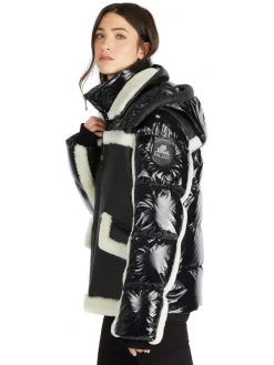 Pajar Fall/Winter<Danique Women'S Luxury 3-In-1 Mixed-Media Puffer Black