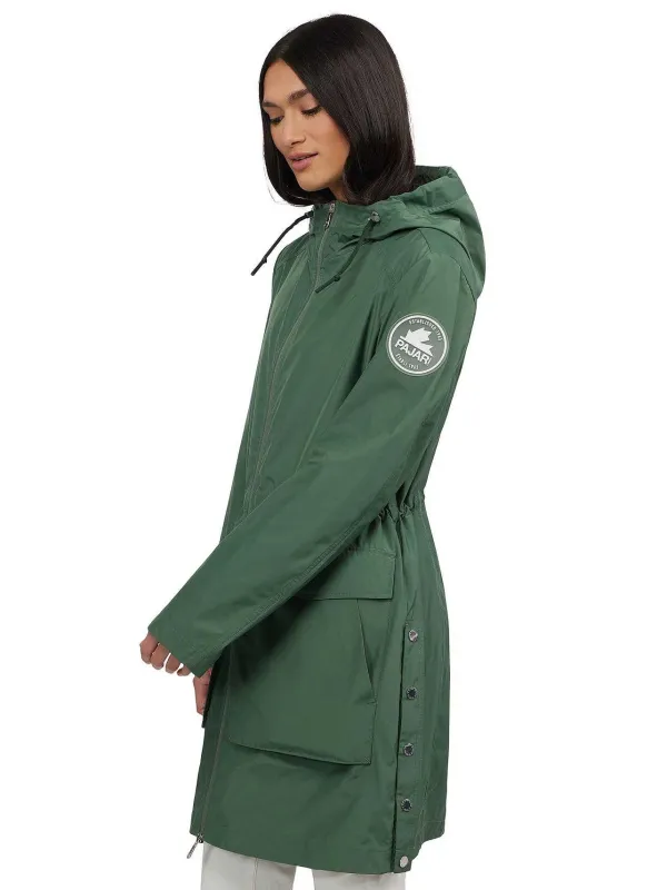 Pajar Rain Jackets<Dew Women'S Long Raincoat Olive