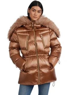 Pajar Puffers<Electra Women'S Boxy Fit Puffer Jacket Copper