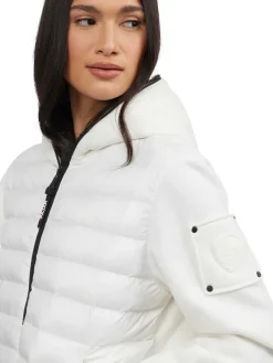 Pajar Tops<Ellison Women'S Perfect Fit Zip-Up Hoodie White