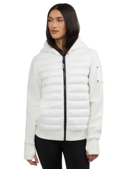 Pajar Tops<Ellison Women'S Perfect Fit Zip-Up Hoodie White