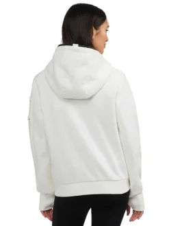 Pajar Tops<Ellison Women'S Perfect Fit Zip-Up Hoodie White
