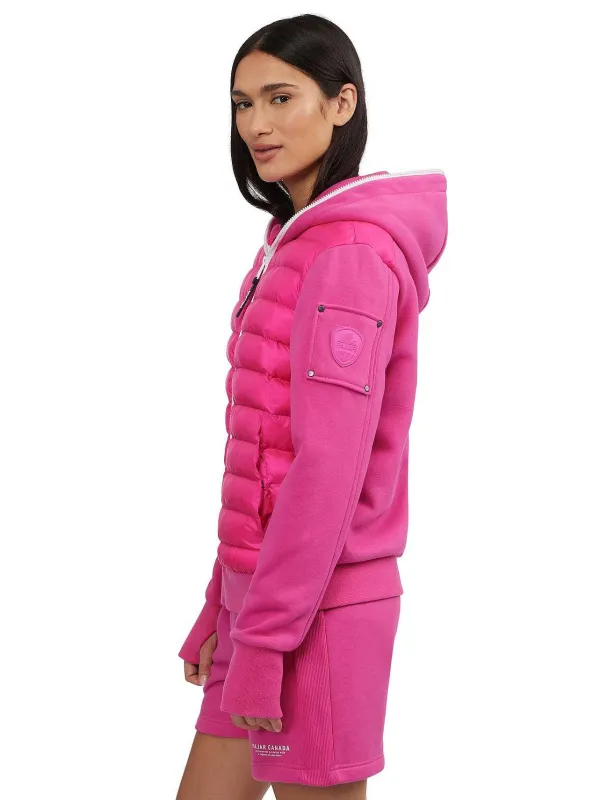 Pajar Tops<Ellison Women'S Perfect Fit Zip-Up Hoodie Pink
