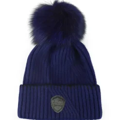 Pajar Hats And Headwear<Emma Knitted Pompom Hat Navy