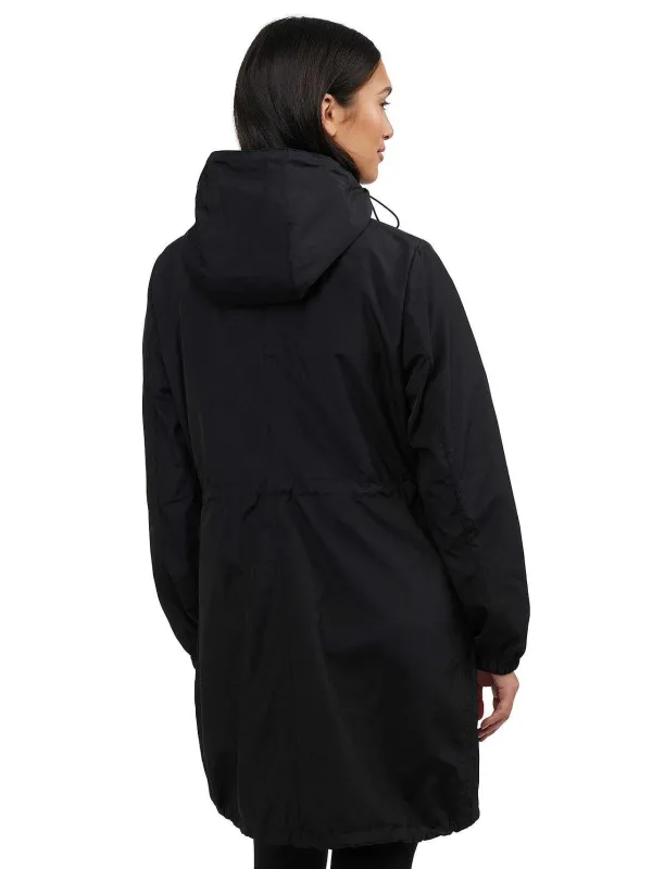 Pajar Rain Jackets<Esen Women'S Long Packable Raincoat W/ Removable Hood Black