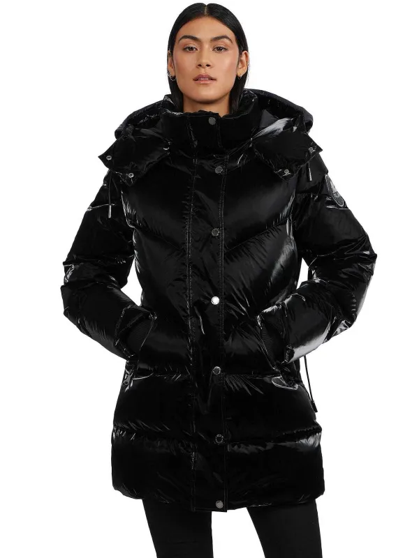 Pajar Puffers<Estelle Women'S Mid-Length Puffer Jacket Black