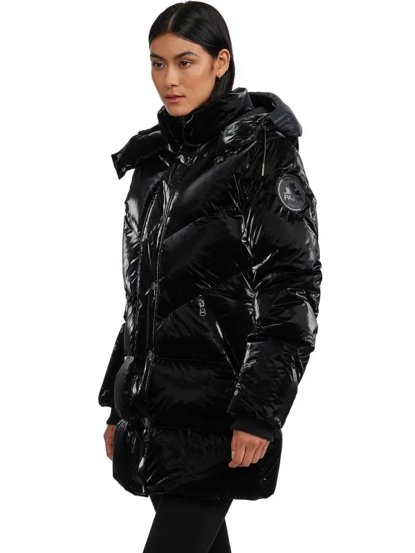 Pajar Puffers<Estelle Women'S Mid-Length Puffer Jacket Black