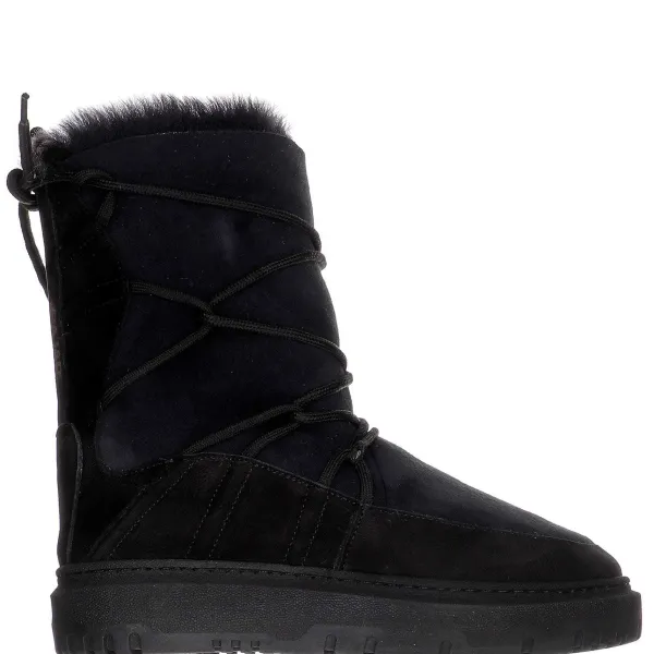 Pajar Winter Boots<Etana Women'S Suede Lace-Up Boot Black Suede