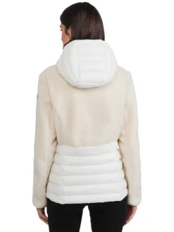 Pajar Lightweight<Fawn Women'S Mixed-Media Transitional Jacket White