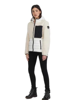 Pajar Lightweight<Fawn Women'S Mixed-Media Transitional Jacket White