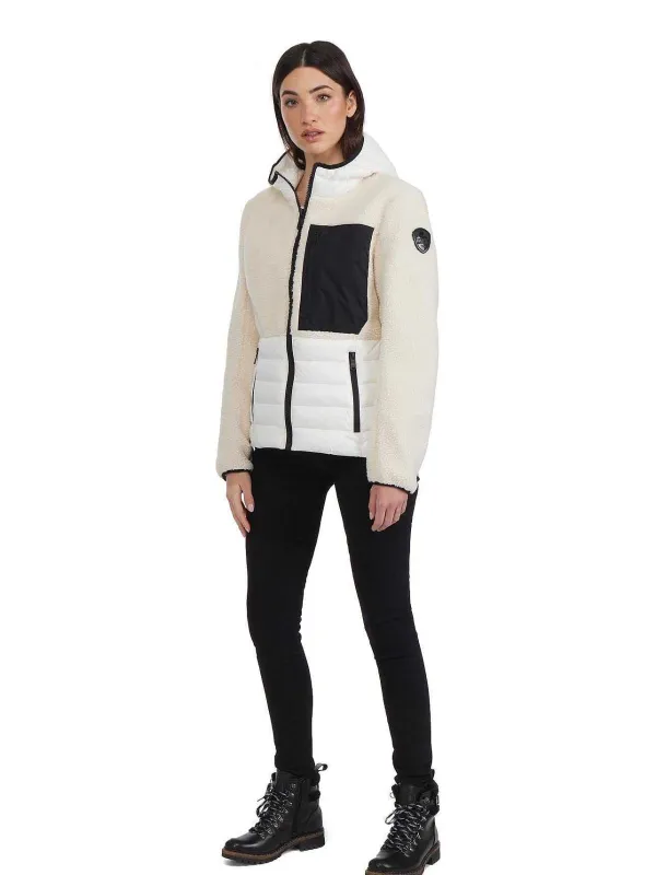 Pajar Lightweight<Fawn Women'S Mixed-Media Transitional Jacket White