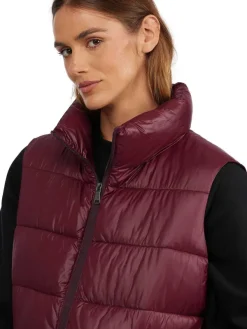 Pajar Vests<Felicity Women'S Puffer Vest Ox Blood