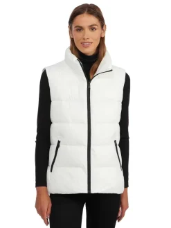 Pajar Vests<Felicity Women'S Puffer Vest White