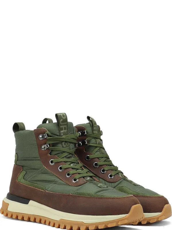 Pajar Sneaker Boots<Fero Men'S Sneaker Boot Dark Brown/Military