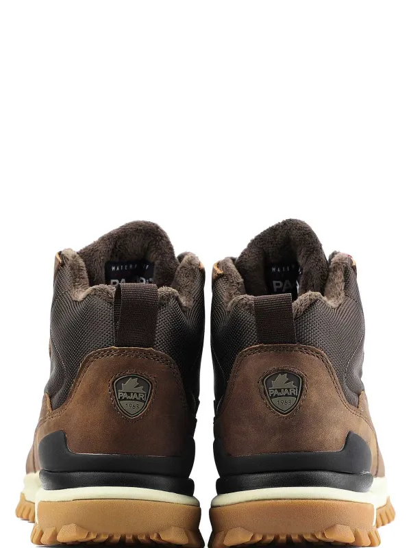Pajar Winter Boots<Fireburst Men'S Sneaker Boot In Crazy Horse Dark Brown