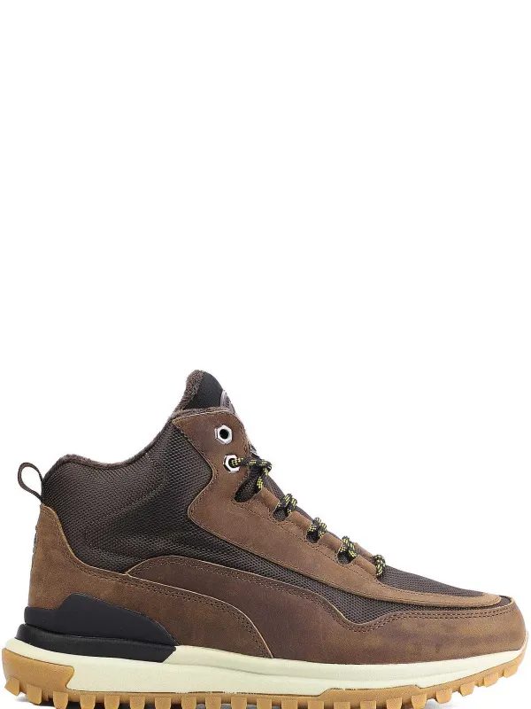 Pajar Winter Boots<Fireburst Men'S Sneaker Boot In Crazy Horse Dark Brown