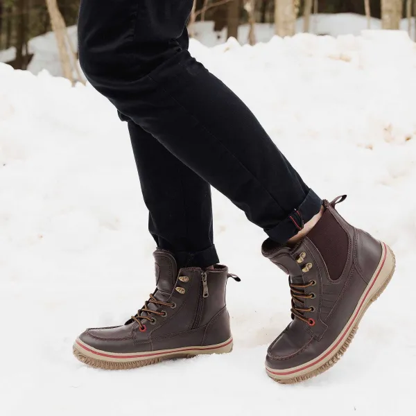 Pajar Sneaker Boots<Grainger Men'S Lace-Up Boot Dark Brown