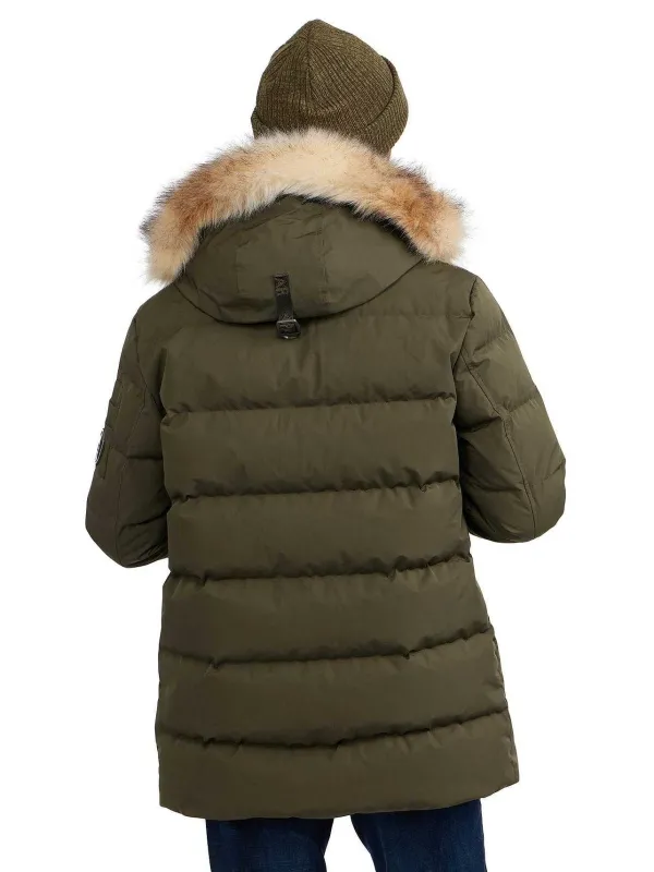 Pajar Parkas<Hamilton Men'S Quilted Parka W/Faux Fur Trim Military