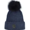Pajar Hats And Headwear<Heidi Knitted Pompom Hat Navy
