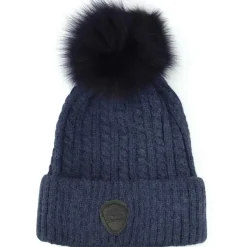 Pajar Hats And Headwear<Heidi Knitted Pompom Hat Navy