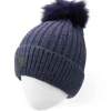 Pajar Hats And Headwear<Heidi Knitted Pompom Hat Navy