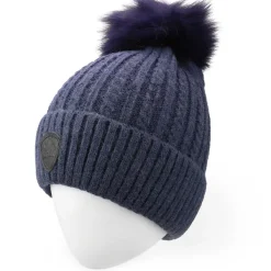 Pajar Hats And Headwear<Heidi Knitted Pompom Hat Navy