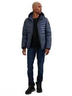 Pajar Fall/Winter<Hoku Men'S Mixed-Media Jacket Navy