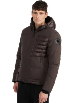 Pajar Lightweight<Hoku Men'S Mixed-Media Jacket Dark Oak