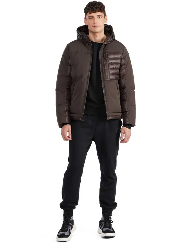 Pajar Lightweight<Hoku Men'S Mixed-Media Jacket Dark Oak